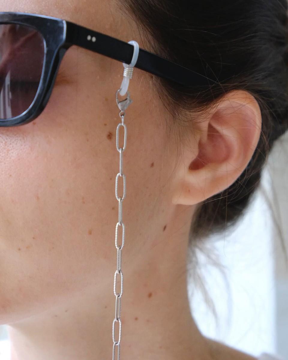 Wood'd Eyeglasses Lace Wide Silvered Vendita Calda