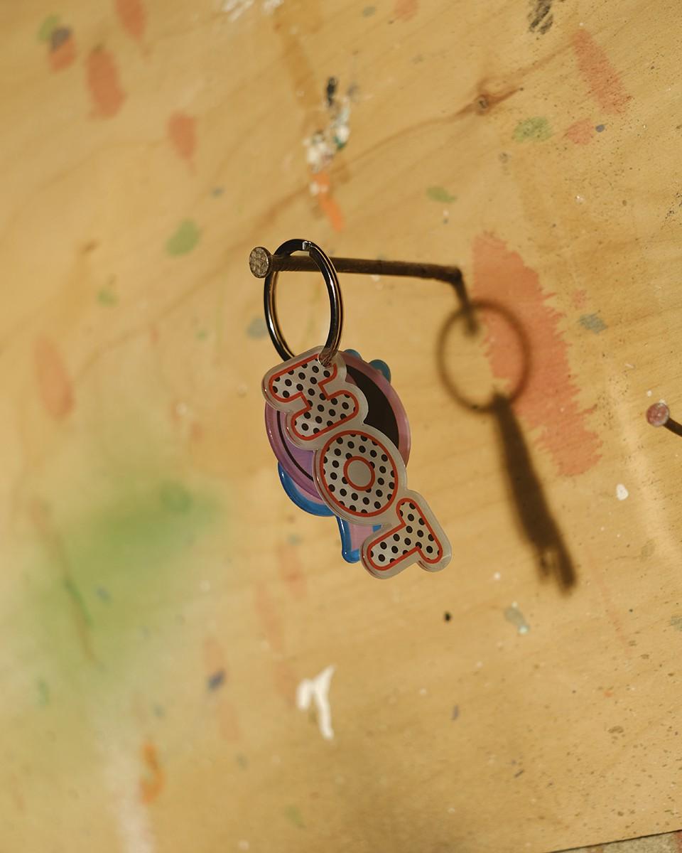 Wood'd Ok Hot Keychain 2025