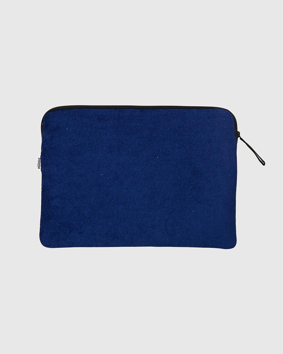 Wood'd Patch Blue Macbook Case Consegna Veloce