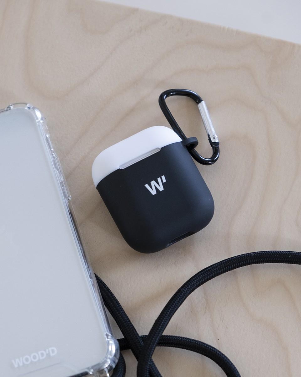 Wood'd AirPods Case Block Black Presa