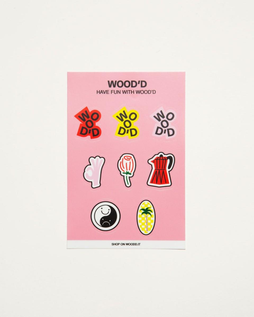Wood'd Sticker Mirror Pezzi Unici