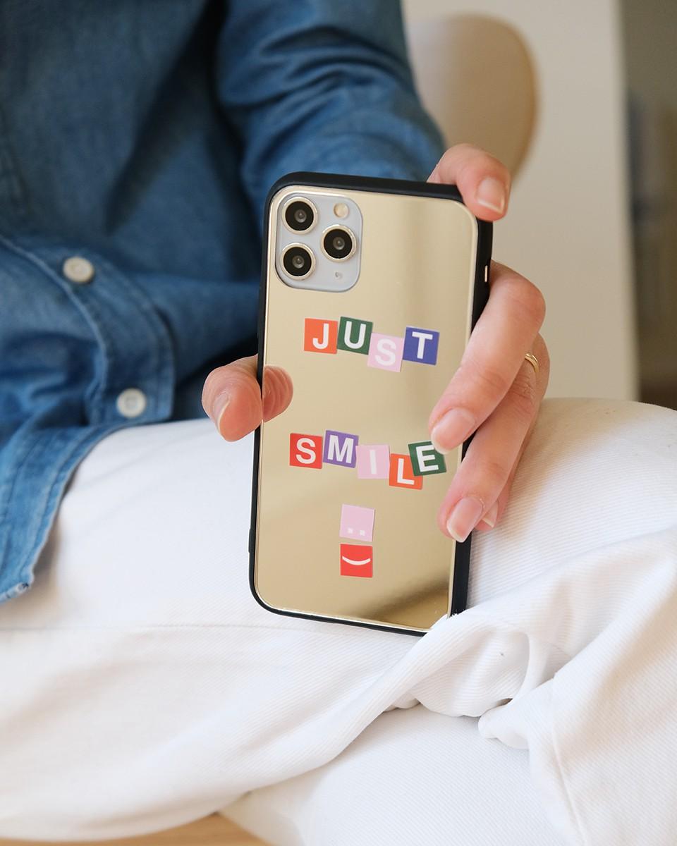 Wood'd Alphabet Mirror Case Consegna Veloce