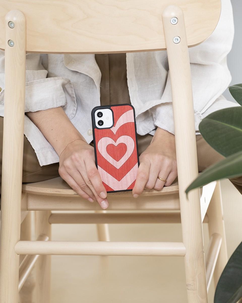 Wood'd Cuore Matto Rosa Cover Sconto