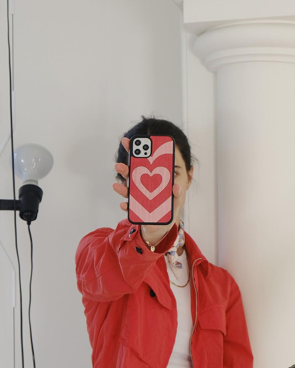 Wood'd Cuore Matto Rosa Cover Sconto