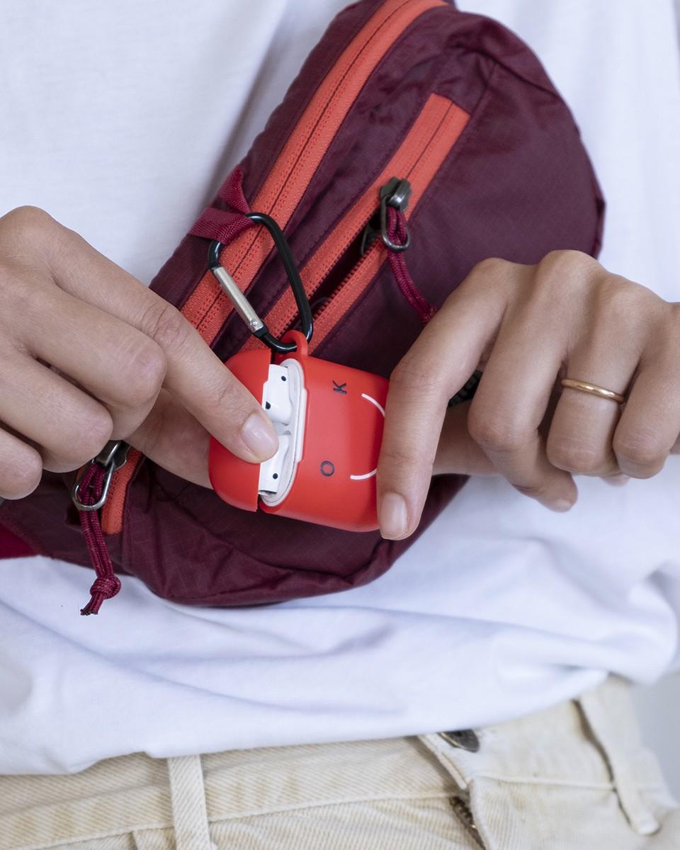 Wood'd AirPods Case OK Red Consegna Veloce